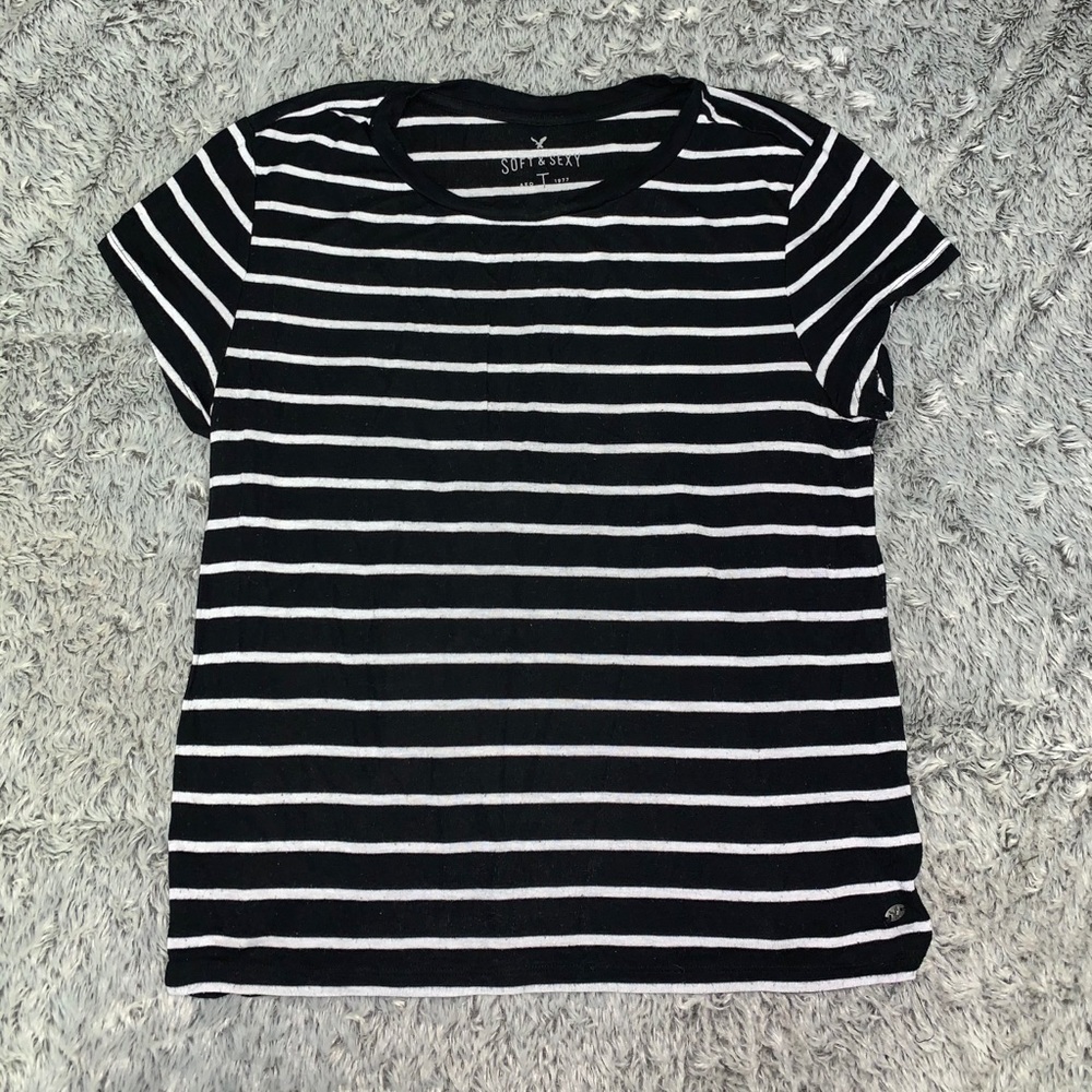 ✨3 for 20✨American Eagle Soft & Sexy Striped Tee